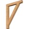 Ekena Millwork Traditional Block Smooth Bracket, Western Red Cedar, 3 1/2"W x 30"D x 38"H BKT04X30X38TRA05SWR - alternate 1